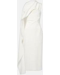 ROKSANDA - Bridal Edith Draped Crepe Midi Dress - Lyst