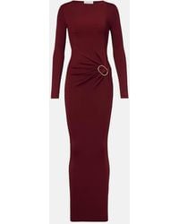 Roland Mouret - Vestido Largo De Jersey Fruncido - Lyst