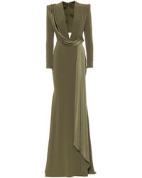 Alex Perry Vestido de fiesta Ario de crepé - Verde