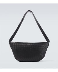 Bottega Veneta - Intrecciato Leather Crossbody Bag - Lyst