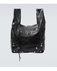 Balenciaga - Le Cagole Leather Tote Bag - Lyst