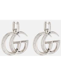 Gucci - Gg Marmont Embellished Earrings - Lyst