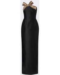 Rebecca Vallance - Venus Embellished Crepe Bustier Gown - Lyst