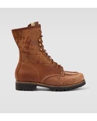Visvim - Scout Moc Leather Lace-Up Boots - Lyst