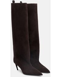 The Attico - Lea 65 Suede Knee-High Boots - Lyst