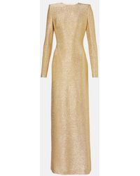 Oscar de la Renta - Lame Gown - Lyst
