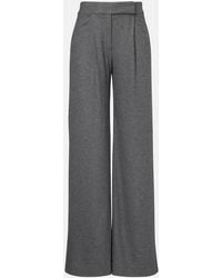 Veronica Beard - Mid-Rise Wide-Leg Pants - Lyst