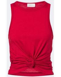 Magda Butrym - Cropped Cotton-Blend Top - Lyst