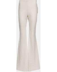 ‎Taller Marmo - Sequined Flared Pants - Lyst