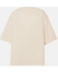 TOTEME - T-Shirt Aus Baumwoll-Jersey - Lyst