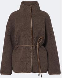 Bogner - Kimberly Belted Teddy Jacket - Lyst