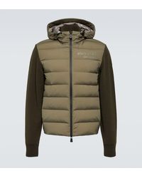 3 MONCLER GRENOBLE - Down-paneled Wool-blend Jacket - Lyst