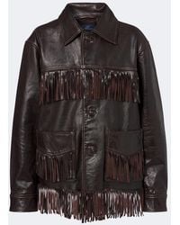 Polo Ralph Lauren - Fringed Leather Jacket - Lyst
