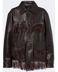 Polo Ralph Lauren - Fringed Leather Jacket - Lyst