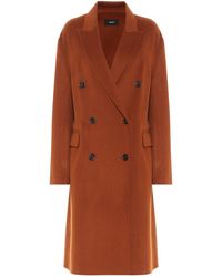 JOSEPH Cappotto Carles in lana e cashmere - Marrone