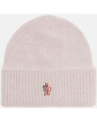 Moncler - Logo Alpaca Wool-Blend Beanie - Lyst