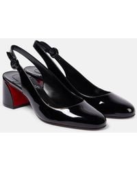 Christian Louboutin - So Jane 55 Slingback Patent Pump - Lyst
