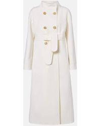 Valentino - Belted Wool And Cashmere Coat - Lyst