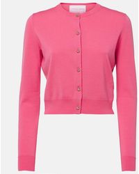 Carolina Herrera - Virgin Wool Cardigan - Lyst
