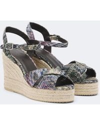 Missoni - Zigzag Wedge Sandals - Lyst