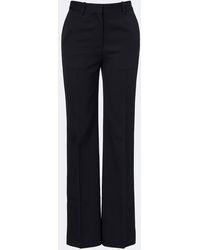 Acne Studios - Wool Straight Pants - Lyst