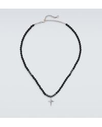 Sydney Evan - Star 14Kt Beaded Necklace With Diamonds - Lyst