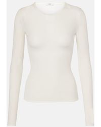 FFORME - Ames Sheer Silk-Blend Top - Lyst
