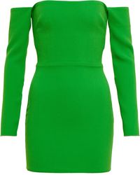 Alex Perry Exclusive To Mytheresa – Caleb Off-shoulder Minidress - Green