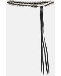 Isabel Marant - Cinturon Sevan De Piel Adornado - Lyst