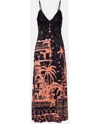 Johanna Ortiz - Printed Jersey Maxi Dress - Lyst