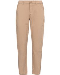 7 For All Mankind Stretch Cotton-blend Twill Chinos - Natural