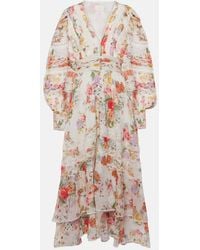 CAMILLA - Sew Yesterday Floral Midi Dress - Lyst