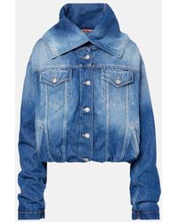Acne Studios - Washed-Off Denim Jacket - Lyst