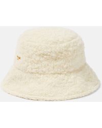 Balmain - Logo Wool-blend Bucket Hat - Lyst