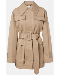 JOSEPH - Shama Cotton Trench Coat - Lyst