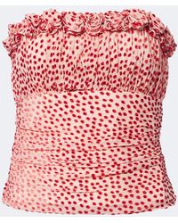 Posse - Elise Polka-Dot Corset Top - Lyst
