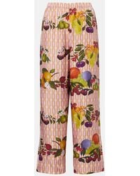 Eres - Cannelle Silk Twill Wide-Leg Pants - Lyst