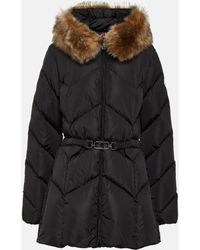 Moncler - Loriot Shearling-trimmed Down Jacket - Lyst