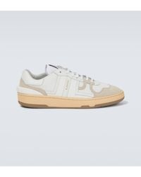 Lanvin - Leather Clay Low-top Sneakers - Lyst