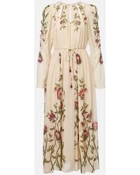 FARM Rio - Abito Midi Con Cut-Out E Stampa - Lyst