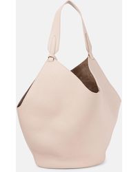 KHAITE - Lotus Medium Leather Tote Bag - Lyst