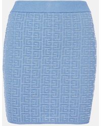 Balmain - Minirock Monogram - Lyst