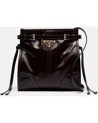 Prada - Bonnie Mini Leather Shoulder Bag - Lyst
