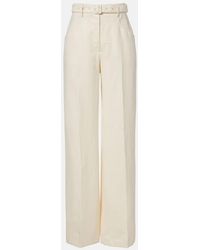 Gabriela Hearst - Norman Linen Straight Pants - Lyst