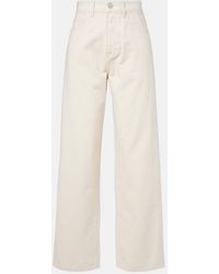 Rohe - High-Rise Wide-Leg Jeans - Lyst