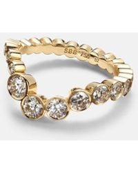 Sophie Bille Brahe - Ensemble Ocean 18Kt Ring With Diamonds - Lyst