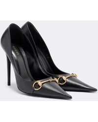 Gucci - Donna Horsebit Leather Pumps - Lyst