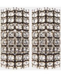 Balenciaga - Glam Crystal-embellished Ear Cuffs - Lyst