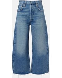 Citizens of Humanity - Ayla Cropped Wide-Leg Jeans - Lyst