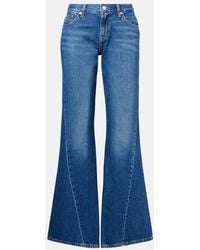 7 For All Mankind - Spencer Mid-Rise Flared Jeans - Lyst